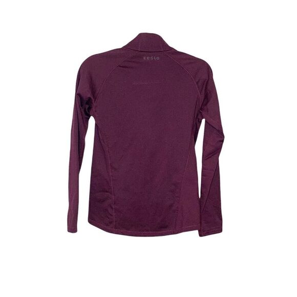 Tesla Women’s Maroon Wine 1/2 Zip Pullover Size Medium - Picture 4 of 9